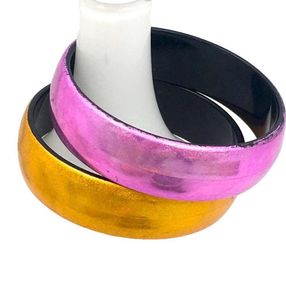 Metallic Bangle Bracelet Bundle Set - image 1